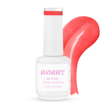 Borby Gel Polish - Coral kiss - BYŪTI