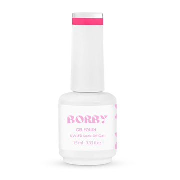 Borby Gel Polish - Neon pink - BYŪTI