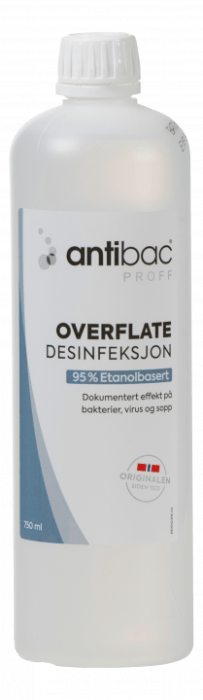 Antibac Utstyr/ Overflate 95% - 750 ml - BYŪTI