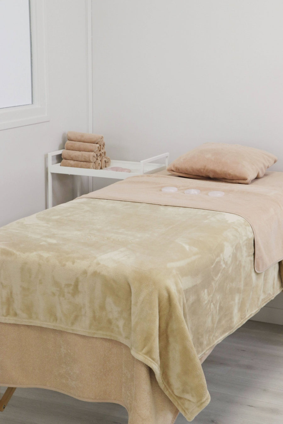 Gemology beige small towel - BYŪTI